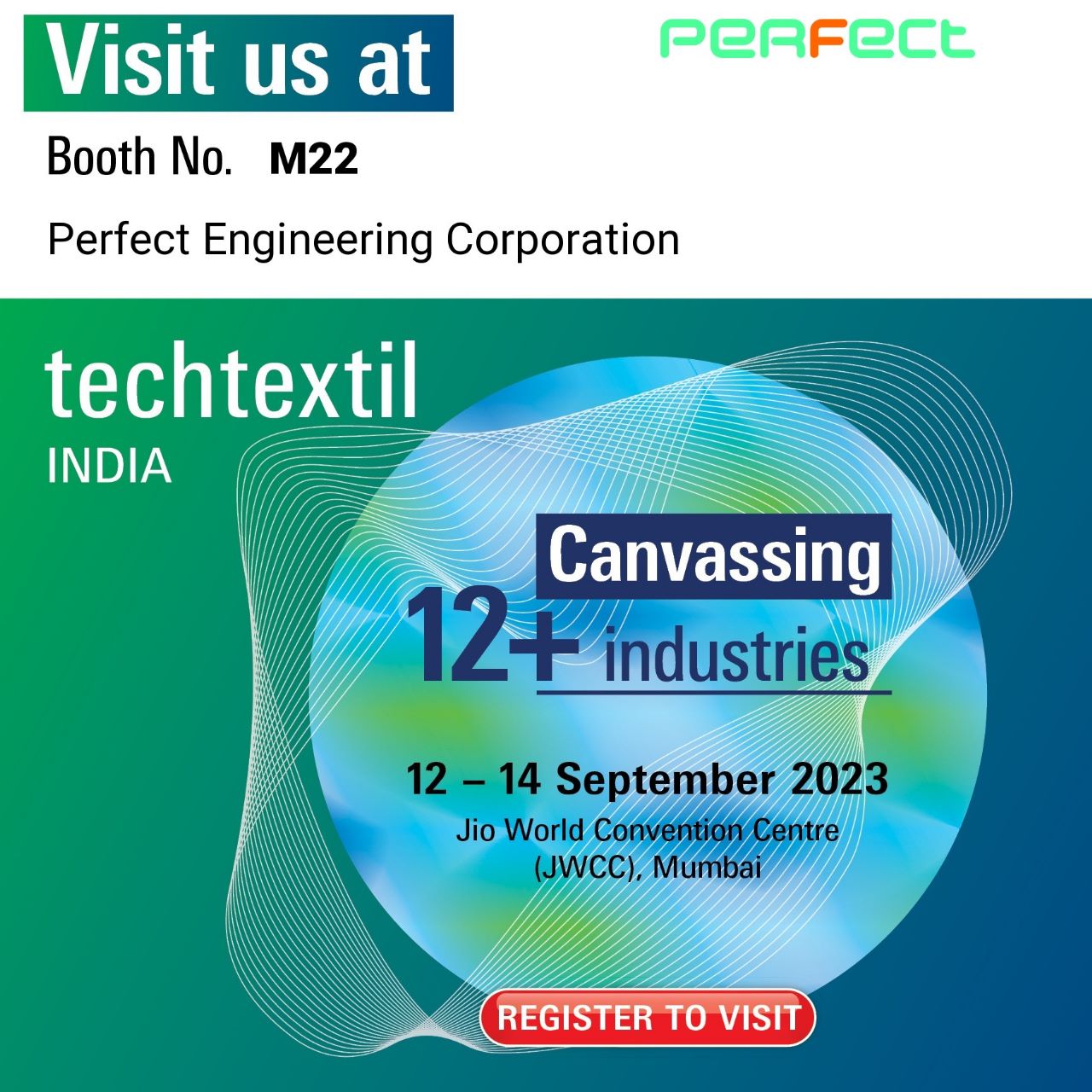 Visit us At ,techtextil, INDIA